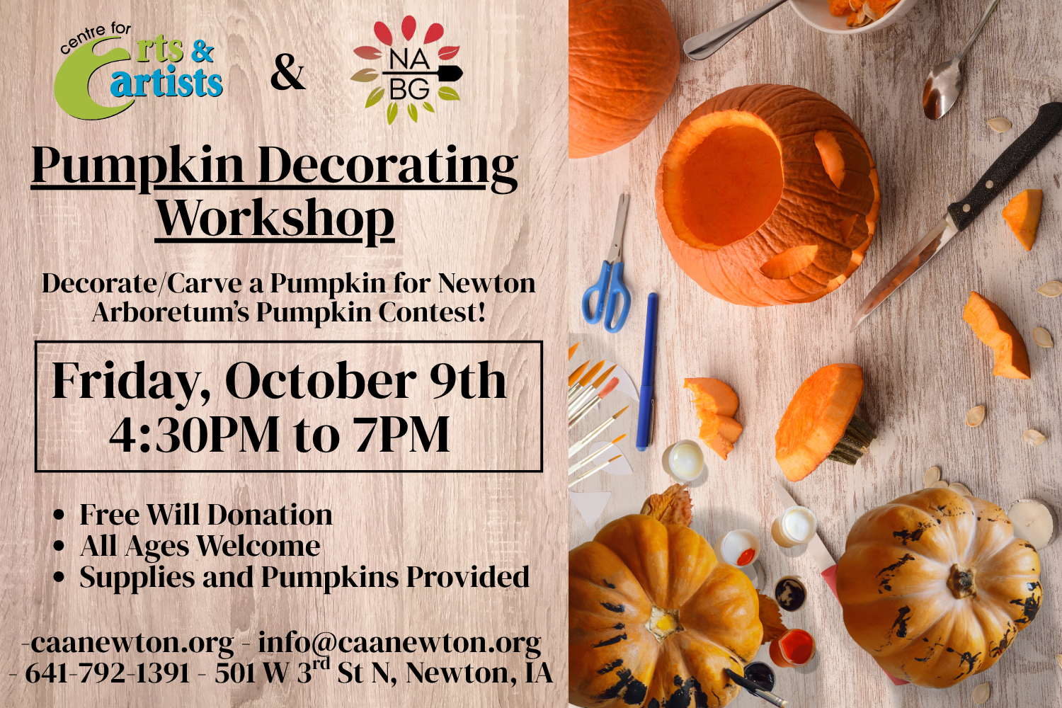 Pumpkin Decorating Workshop