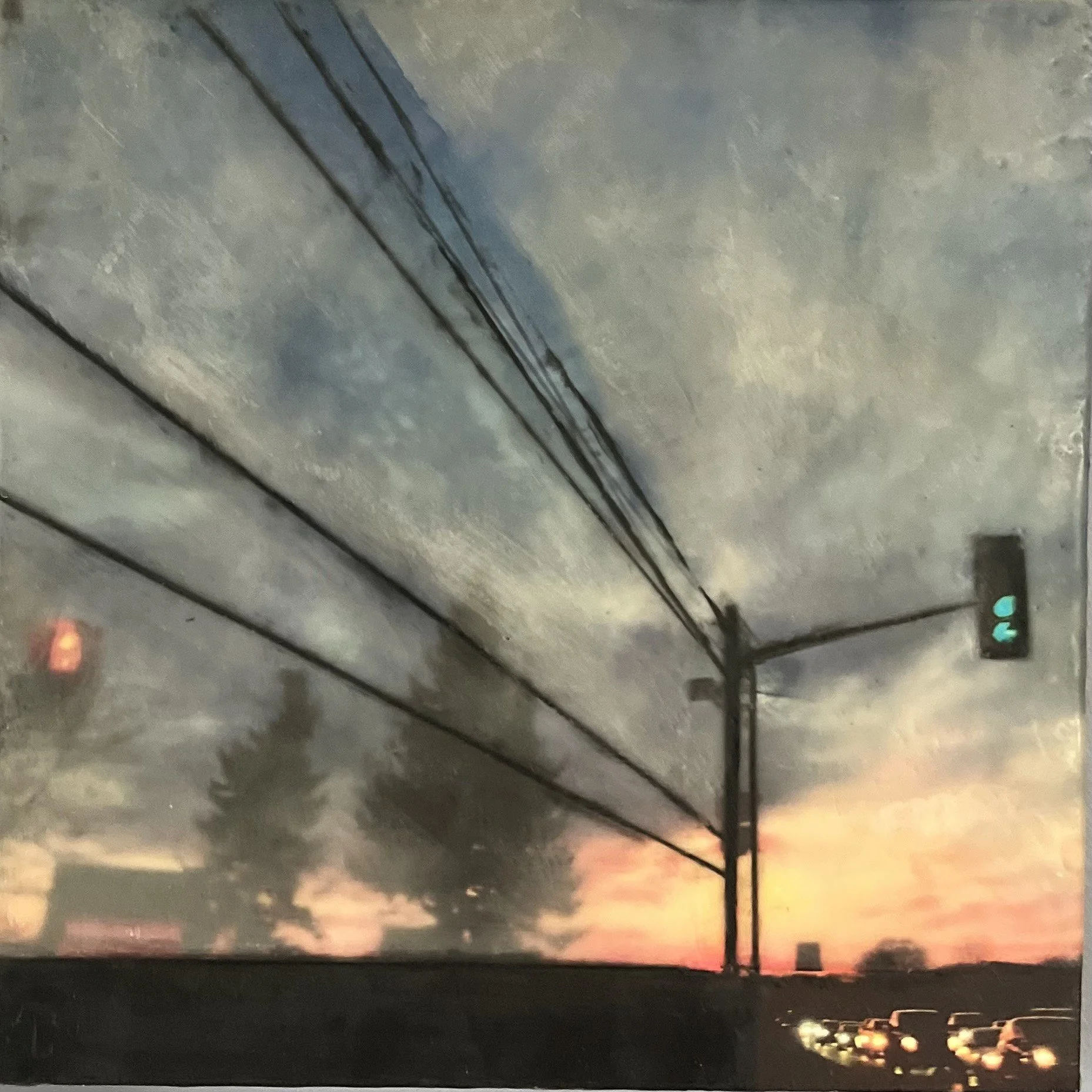 Traffic Stop
8"x8"
Encaustic Photo