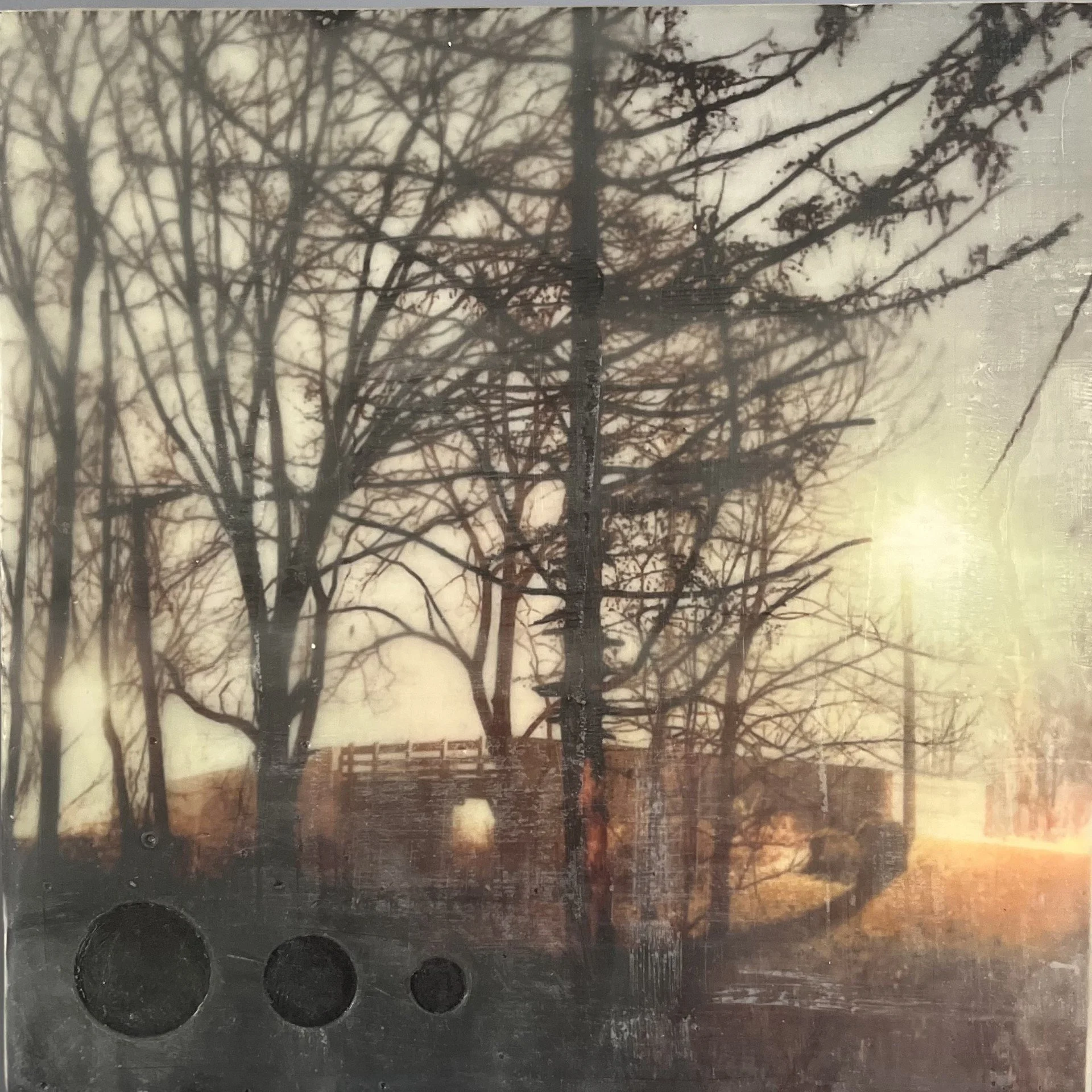 Barwick Bridge
8"x8"
Encaustic Photo