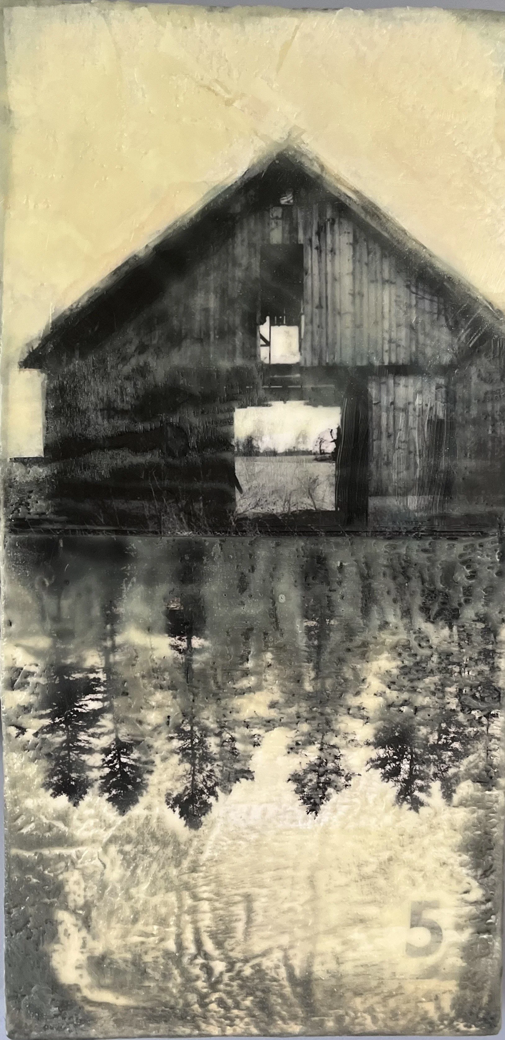 Number 5
8"x16"
Encaustic Photo