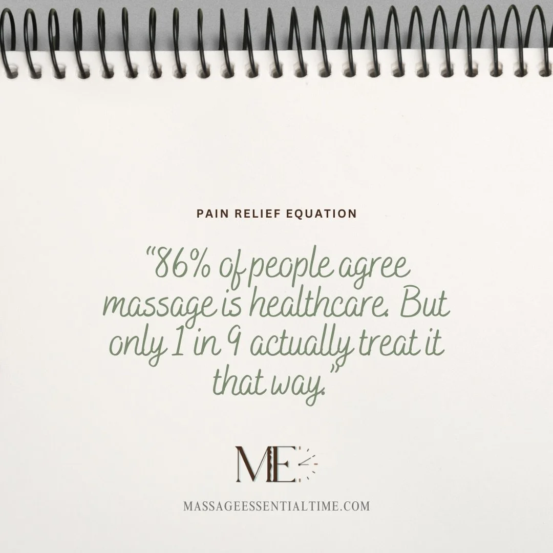 Most people know massage belongs in their healthcare routine.

But knowing and actually doing it? Two very different things. 👀

Swipe to see why that gap is costing you more than you think &rarr;

The truth is, massage isn&rsquo;t just for sore musc