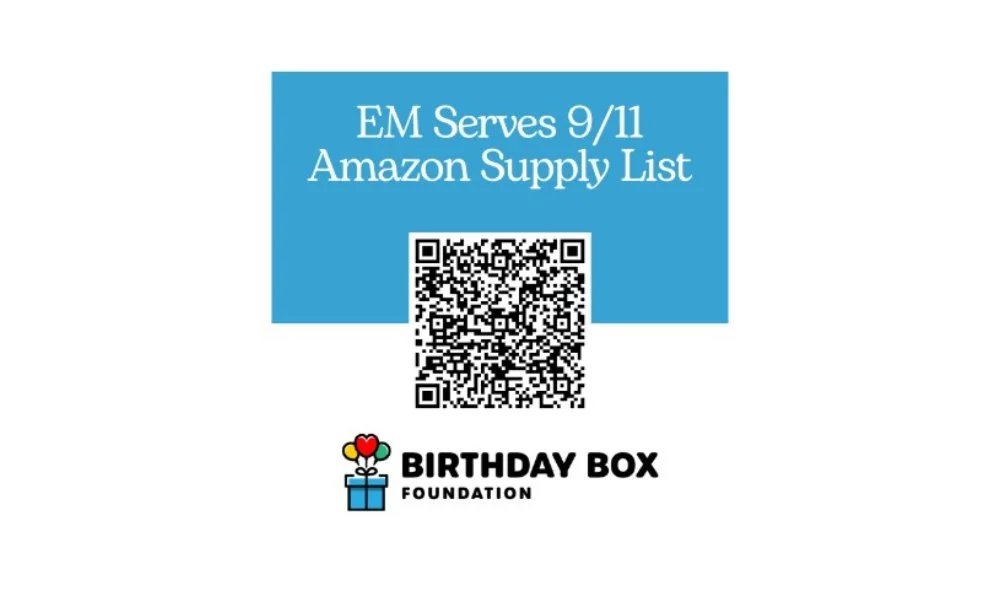 EM Serves Utah - Birthday Box Birthday Banner Night