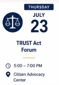 Trust Act Forum