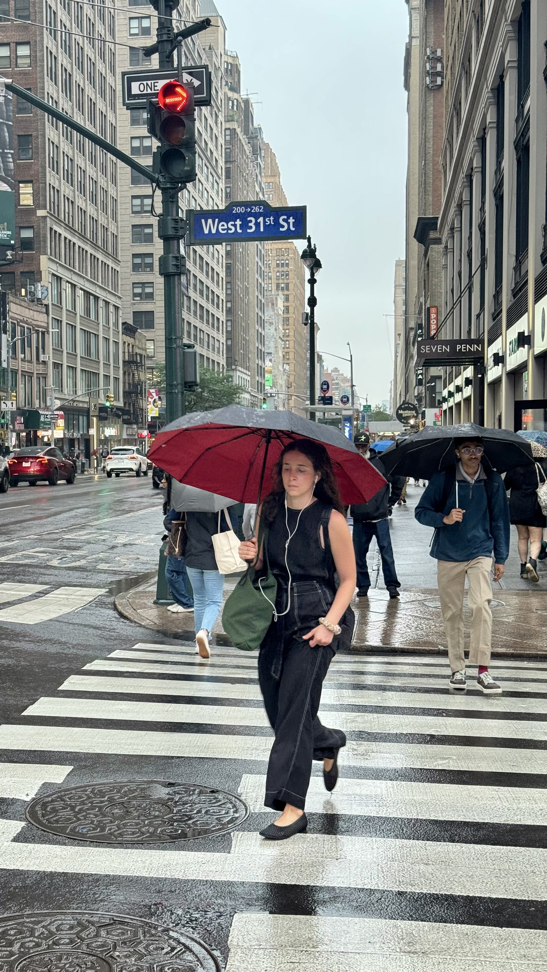 Está chovendo em NY…