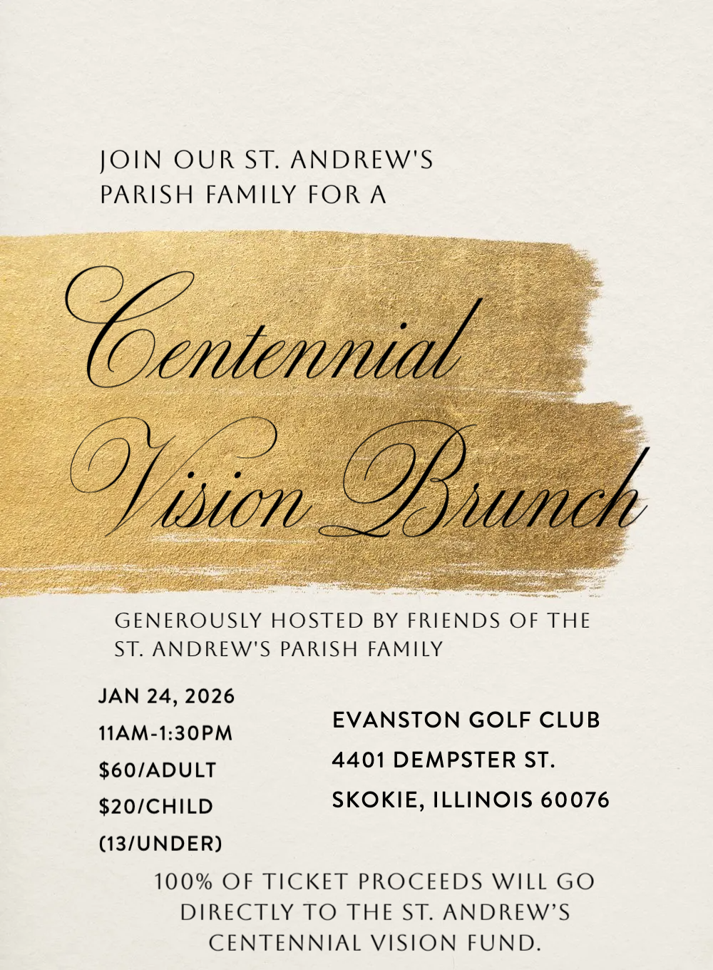 St. Andrew's Centennial Vision Brunch