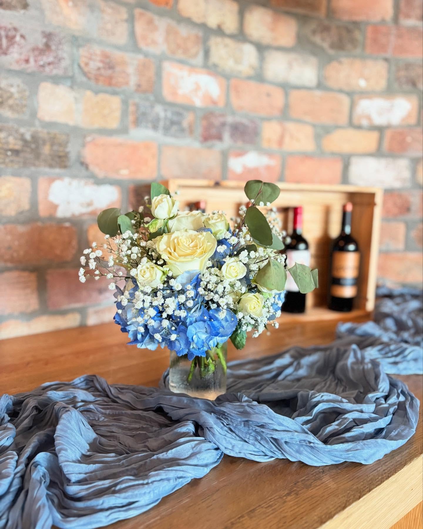 A blessed day, beautifully adorned 💙✝️ Blue hydrangeas and pure white blooms set the scene for a sacred First Communion full of grace and love. @soiree_party_rental #FirstCommunionBoy #BlueAndBlessed #FaithInFullBloom