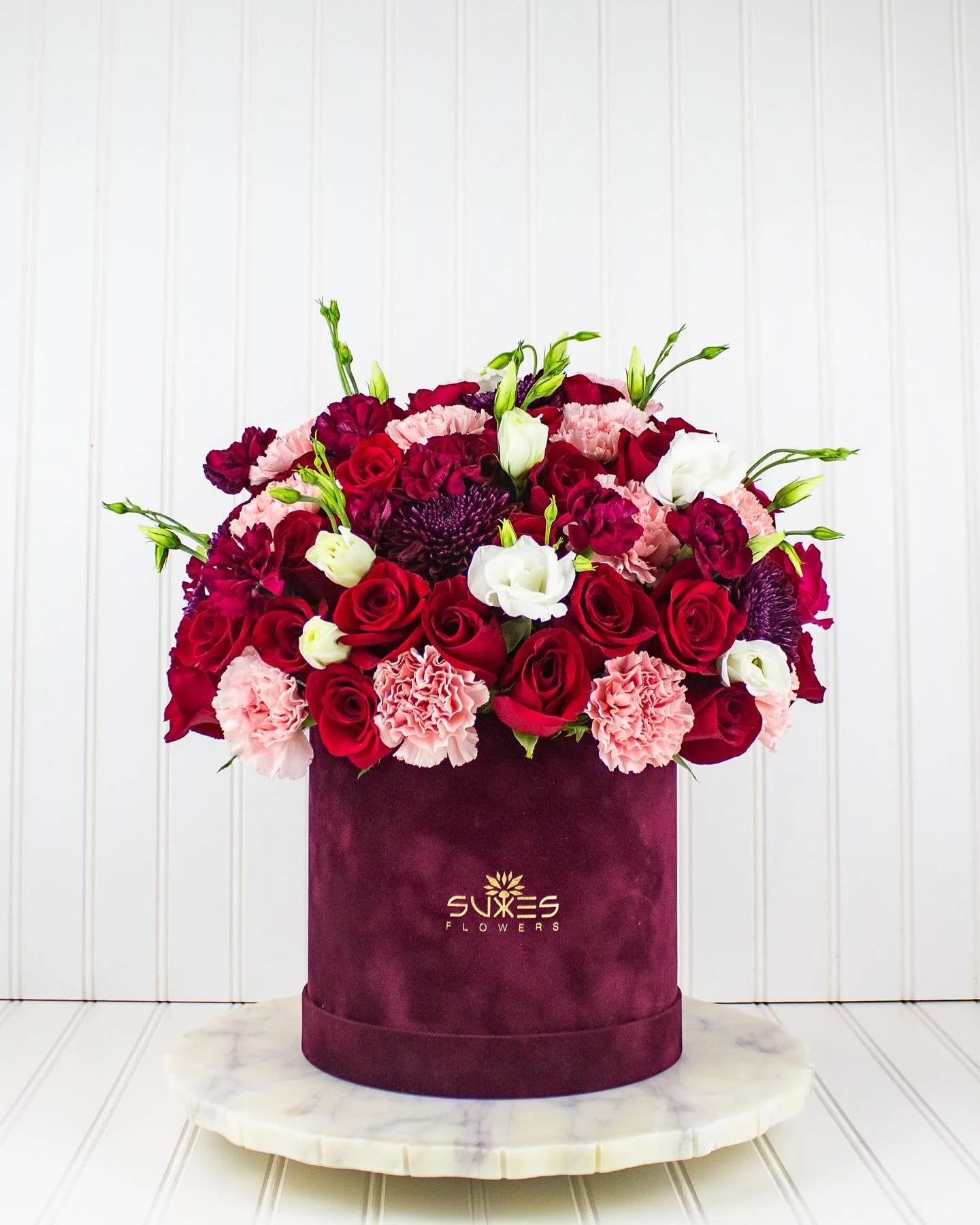 Velvet Noir &mdash; bold, romantic, and unforgettable.

A rich mix of burgundy, blush, and white blooms, designed to make a statement.
Perfect for anniversaries, intimate evenings, or moments that deserve more than words.

💌 Now available | $125
📍 