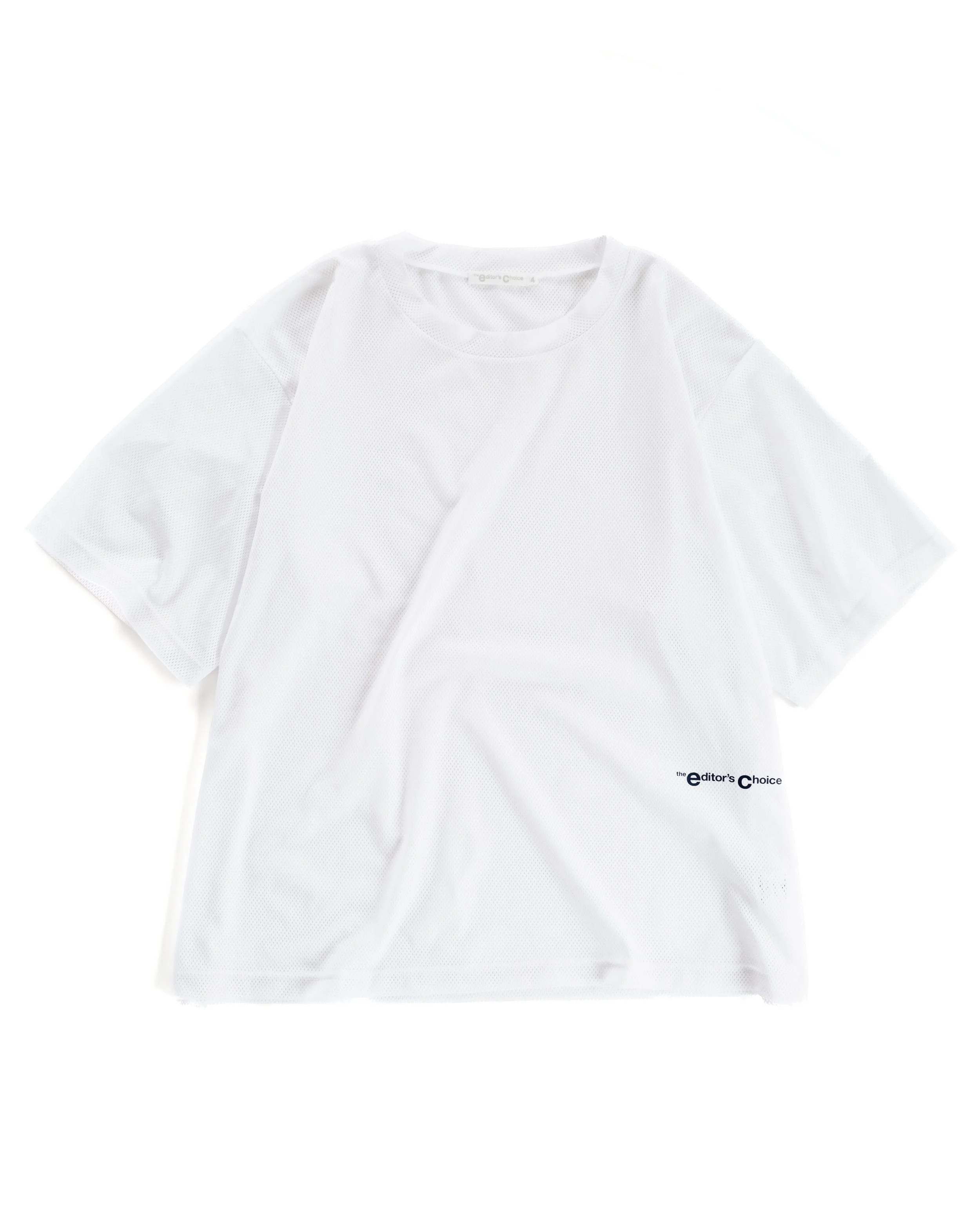 the ec Mesh Tee - White