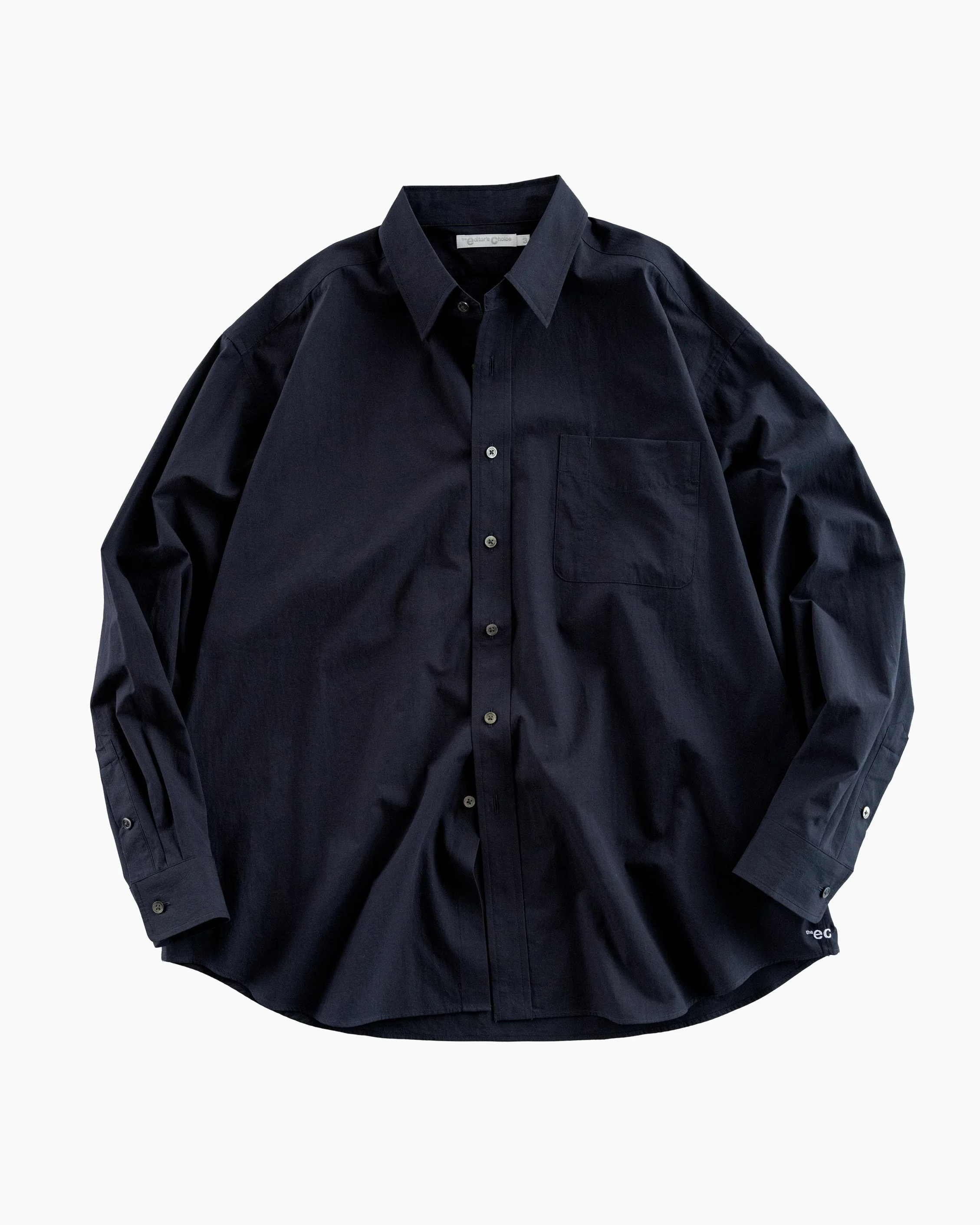 the ec 'Typewriter' Shirt - Navy