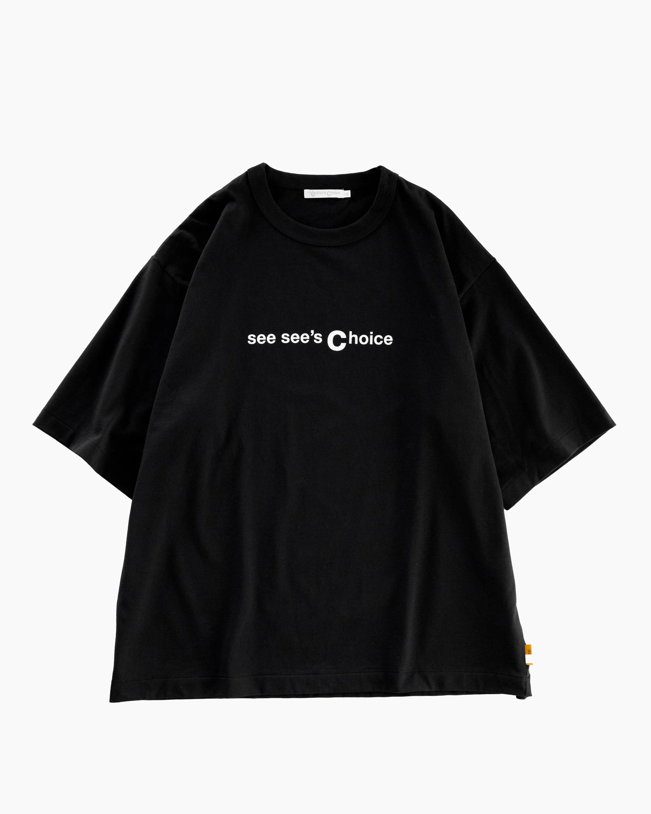 the ec x SEE SEE ‘Logo Tee’ Black/White