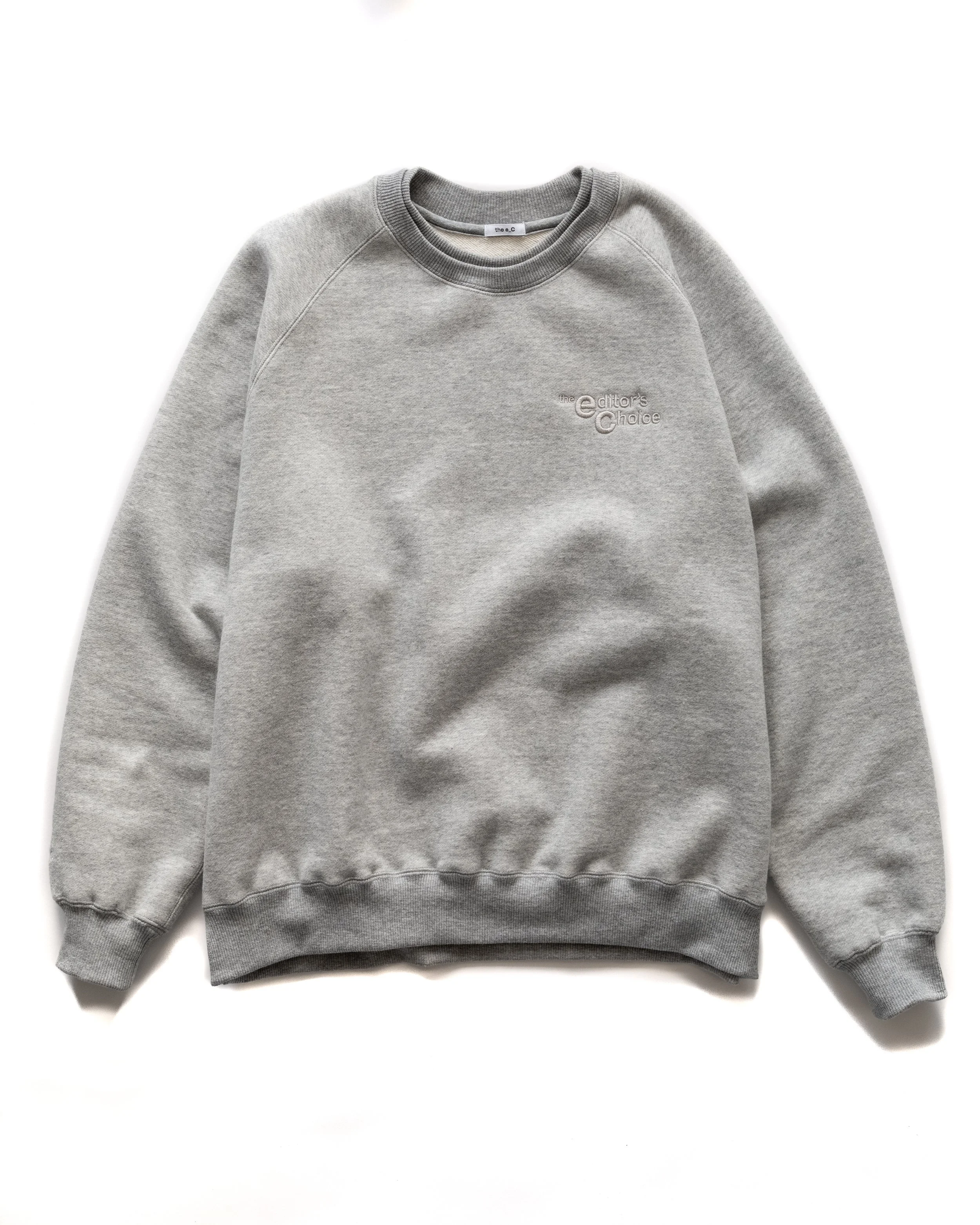 the ec Double Collar Crewneck 'Grey'