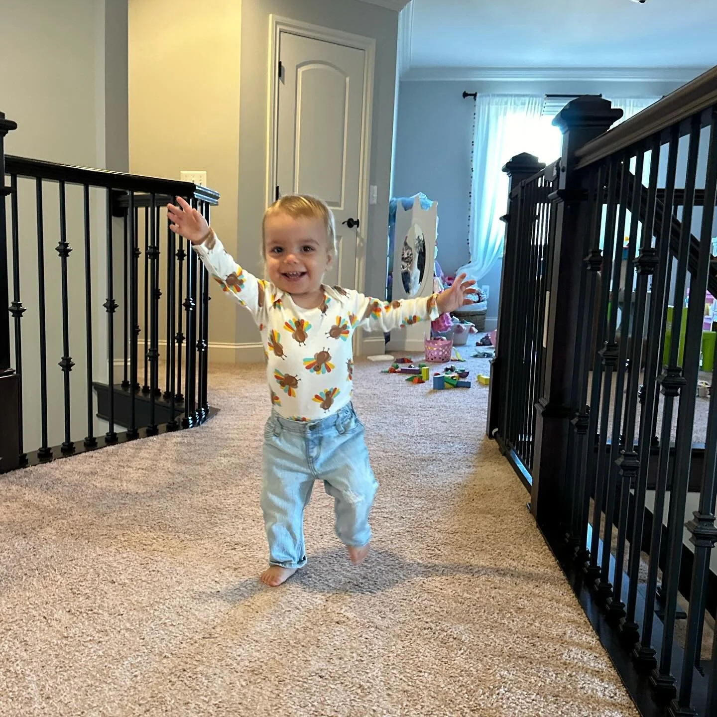 We blinked and somehow our son is 18 months old😭🥹 our baby boy is silly, strong, cuddly, sweet, loud, fearless and so fun!!! He loves to eat, watch and play sports, playing with his sister and trying to do everything she does, reading books, going 