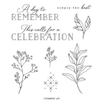Beautifully Celebrated Photopolymer Stamp Set