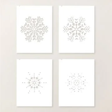 Snowy Delights Decorative Masks