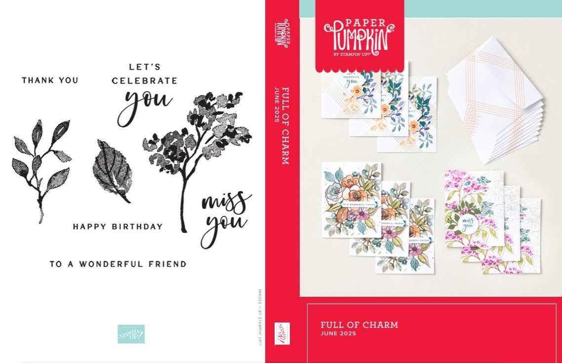 Full of Charm Photopolymer Stamp Set (Paper Pumpkin June 2025 kit)