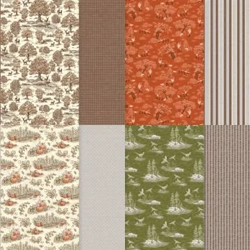 Autumn Toile 12" x 12" Designer Series Paper (8 of 12)