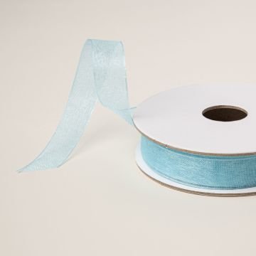 Balmy Blue 1/2" Sheer Ribbon