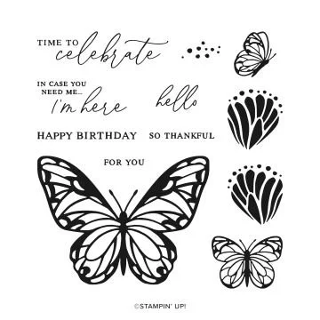 Beautiful Butterflies Stamp Set