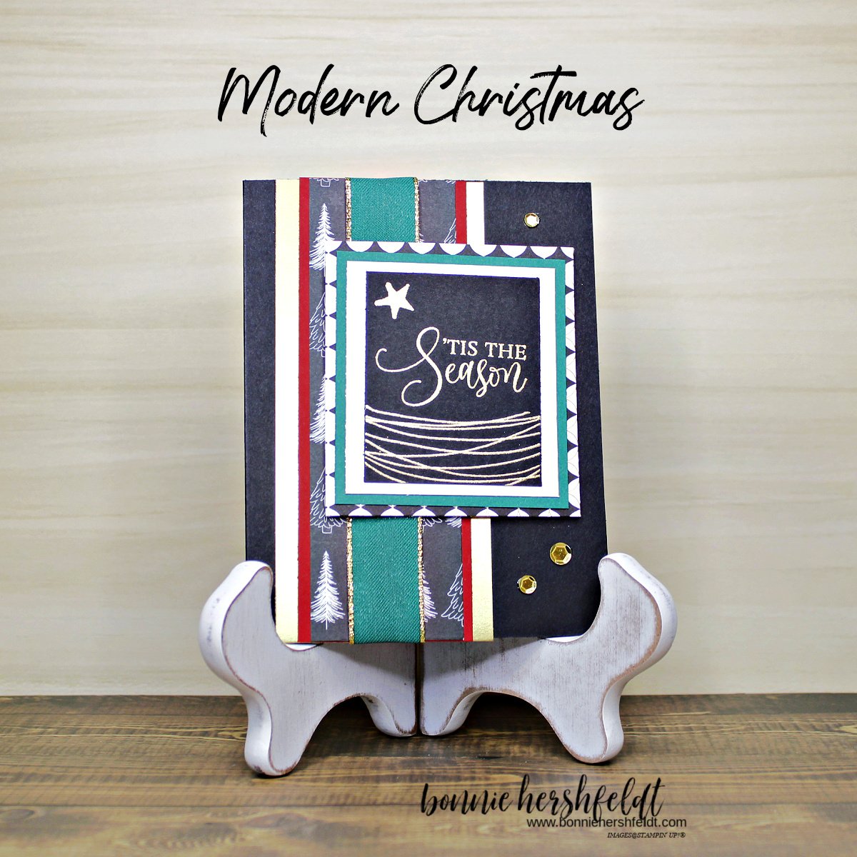 Modern Christmas Red Green Gold Facebook Post.jpg