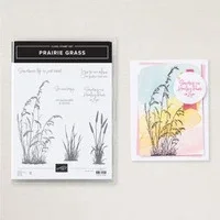 Prairie Grass Cling Stamp Set