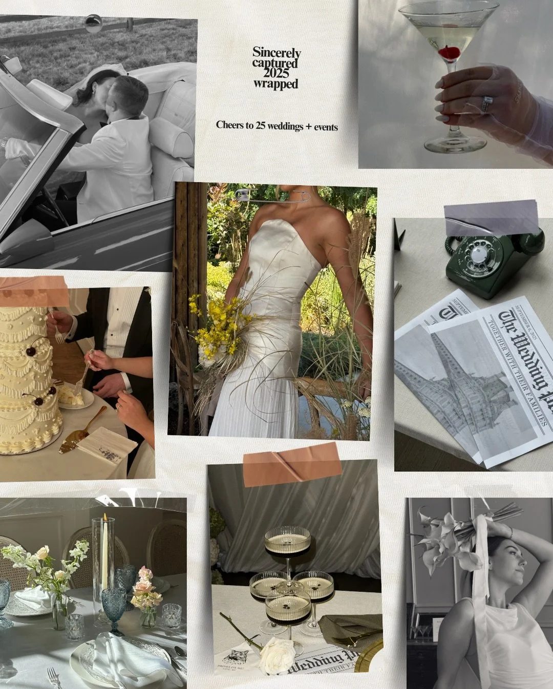 Wow&mdash;2025 was an absolute whirlwind for our business and for so many of our couples 🥹
25+ weddings and events booked and captured, with even more love and content shared along the way. We&rsquo;re beyond grateful for the support of this communi