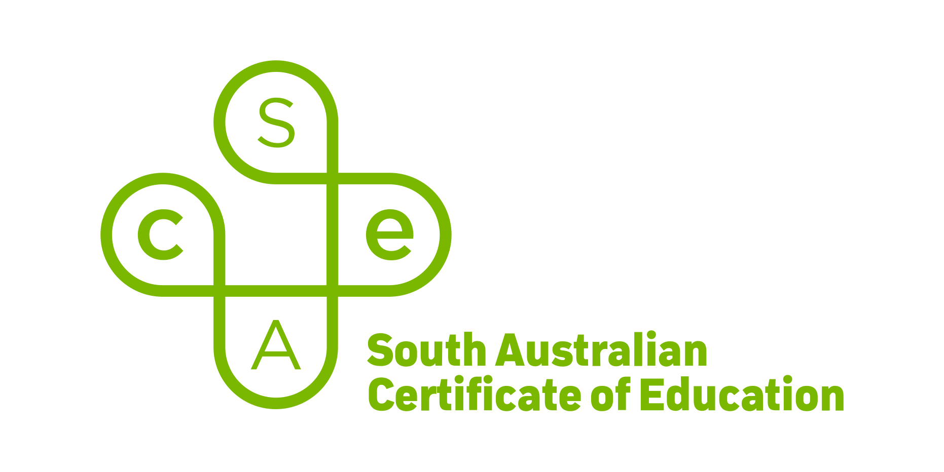 Logo for South Australian Certificate of Education.