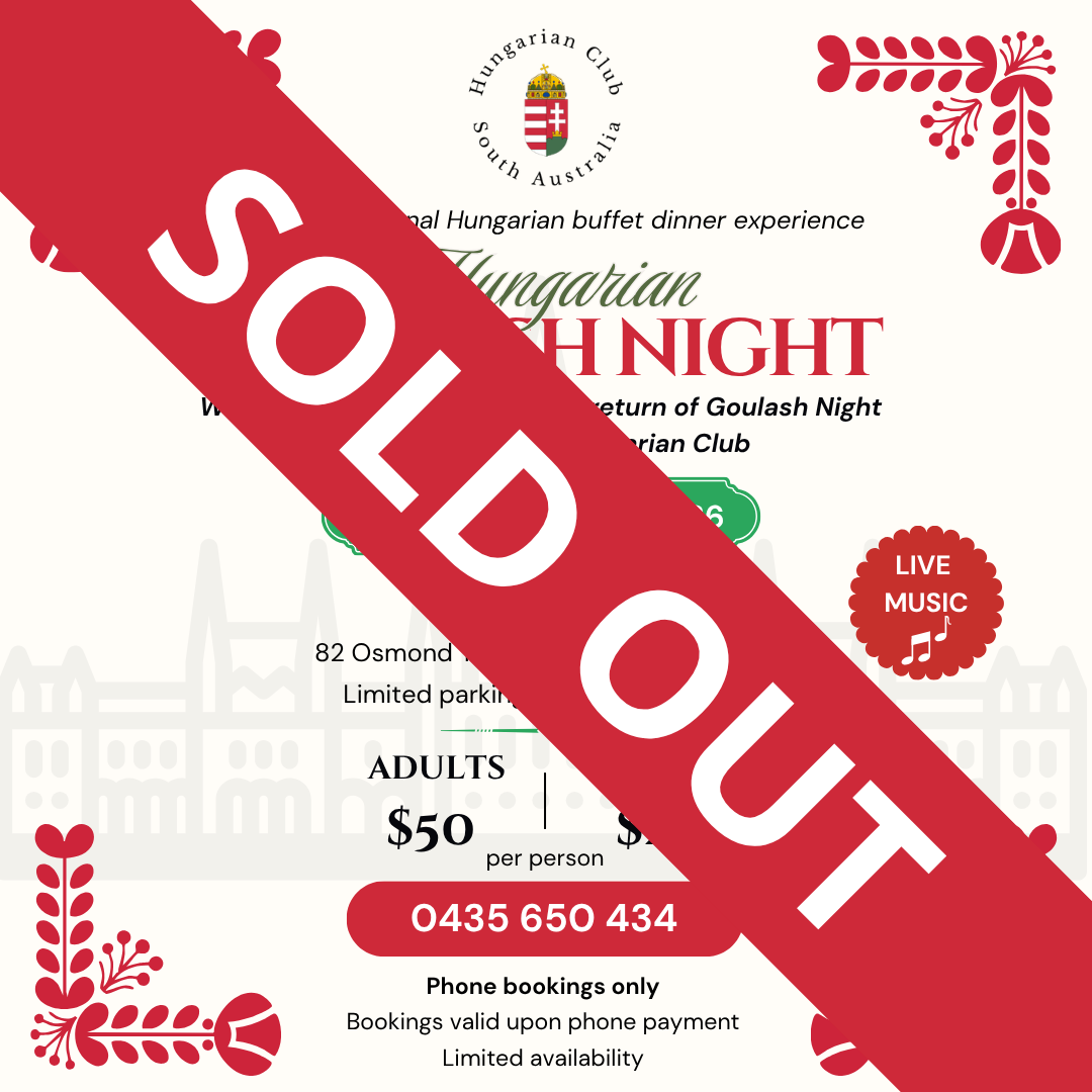 Goulash Night! (SOLD OUT)