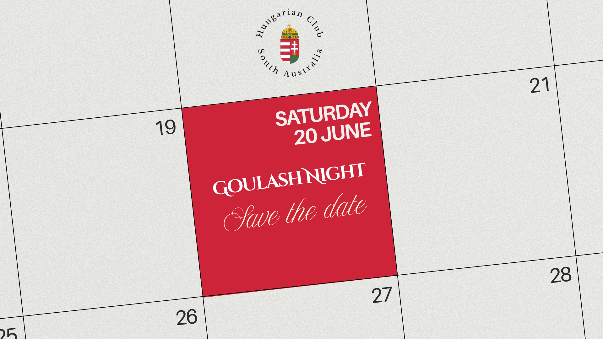 Goulash Night! (SOLD OUT)