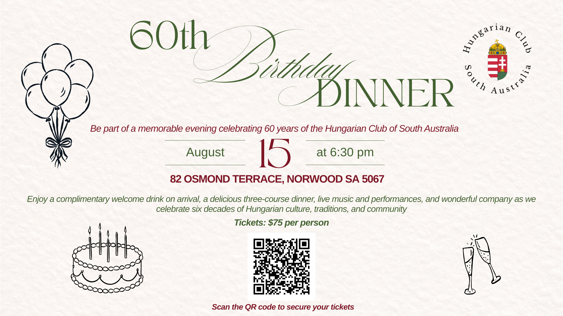 60th Birthday Dinner