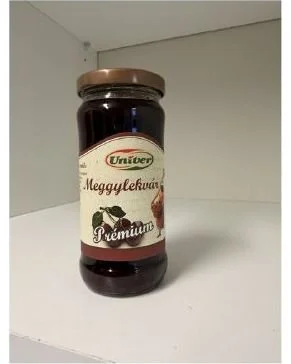 Univer Sour Cherry Jam 300g - Hungarian product available at Hungaria Café, Norwood, Adelaide