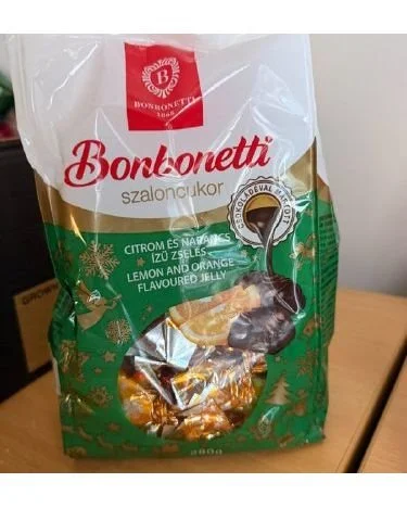 Bonbonetti Szaloncukor Lemon & Orange Jelly 280g - Hungarian product available at Hungaria Café, Norwood, Adelaide