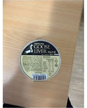 Goose Liver Pâté 50g - Hungarian product available at Hungaria Café, Norwood, Adelaide