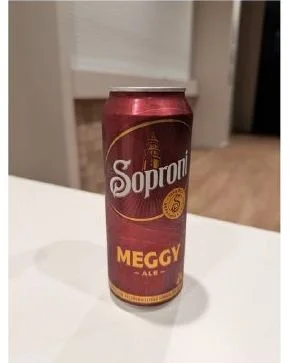 Soproni Sour Cherry Ale - Hungarian product available at Hungaria Café, Norwood, Adelaide