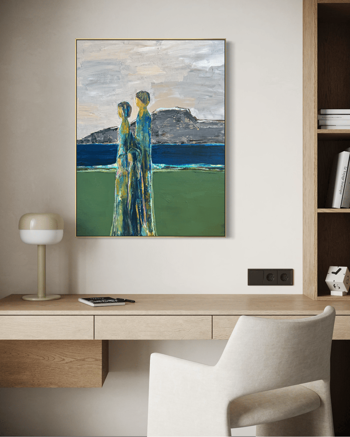 INTERWOVEN PATH OF FAMILY PAINTING