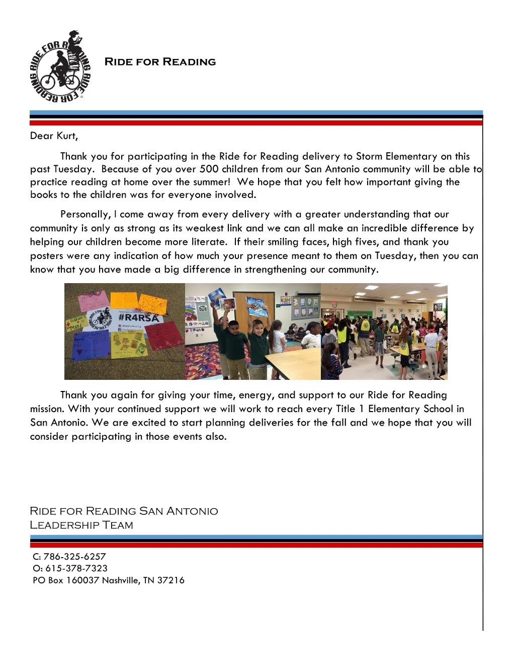 Ride for Reading