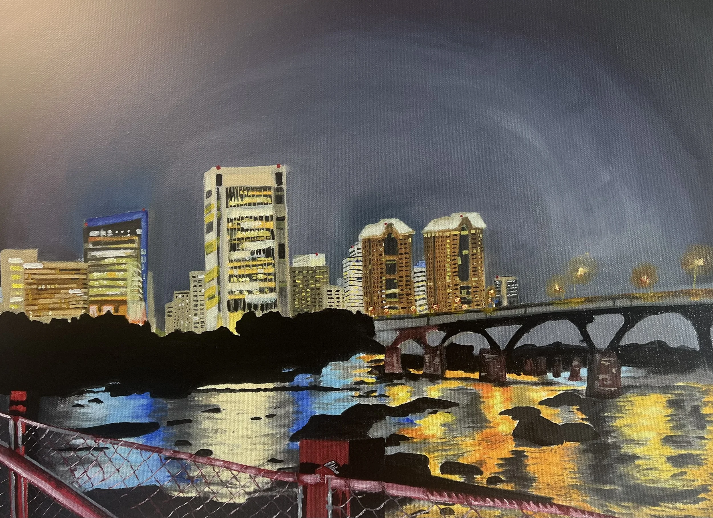 RVA at Night (2024) [Private Collector]