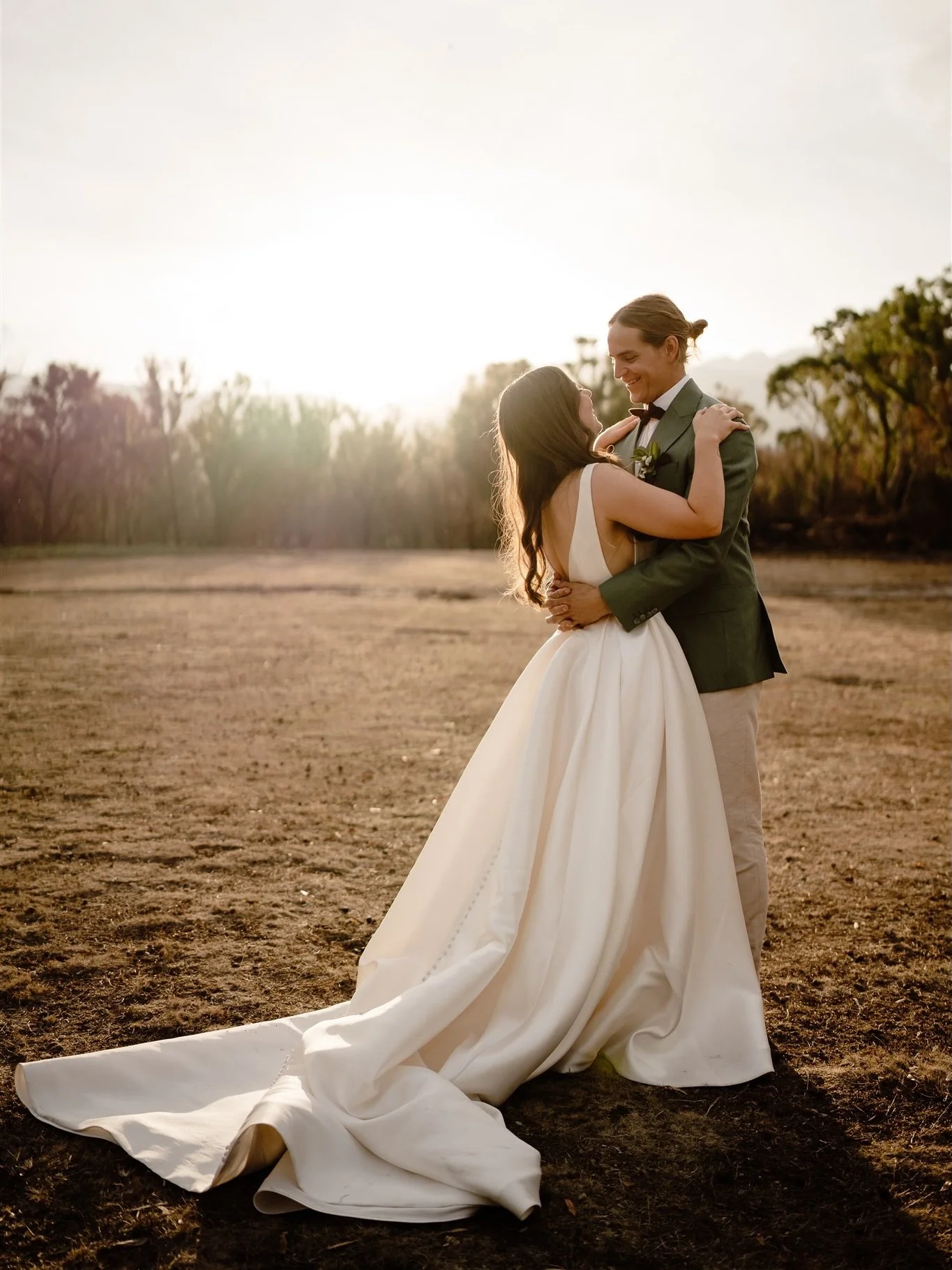 How has it already been a year since this incredible day???? 

One very special day I&rsquo;ll never forget 🤎

📸 Jamie 

Lovers // @libbeedyer &amp; @ryandyer21 
Venue // @grampians_park_station 
Suit // @sohoworkshop_official
Dress // @emilymaybri