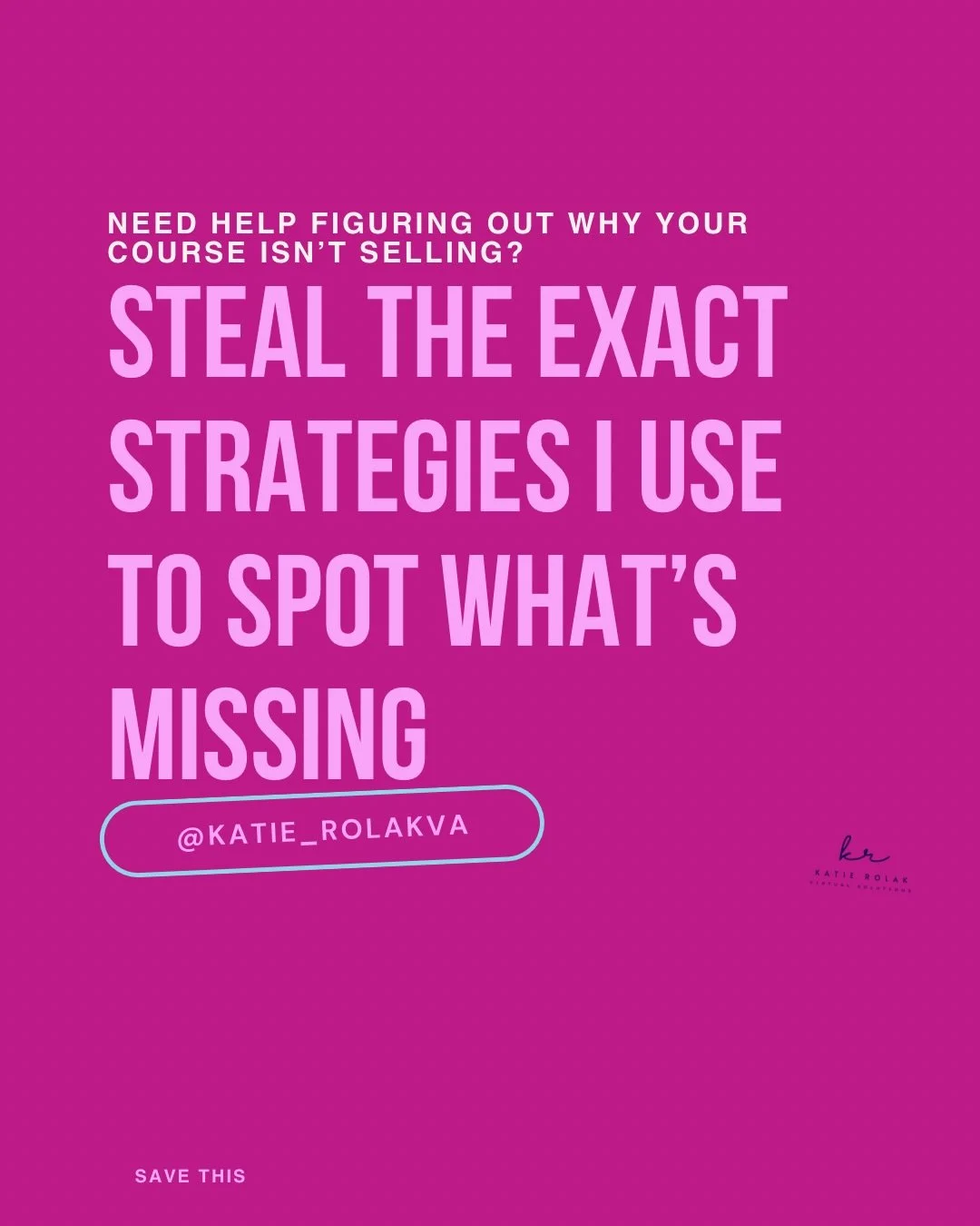 Feeling stuck because your course isn&rsquo;t selling? 
Most creators have the content, but their funnels aren&rsquo;t guiding people to buy.

In these 3 simple strategies you can do today to fix your funnel so you:
✅ Know the next step for every pag