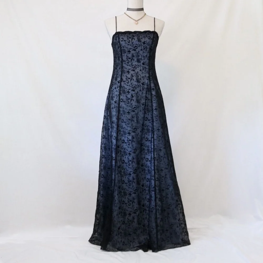 sachin and babi light blue dress 90s Evening Wear main image 0