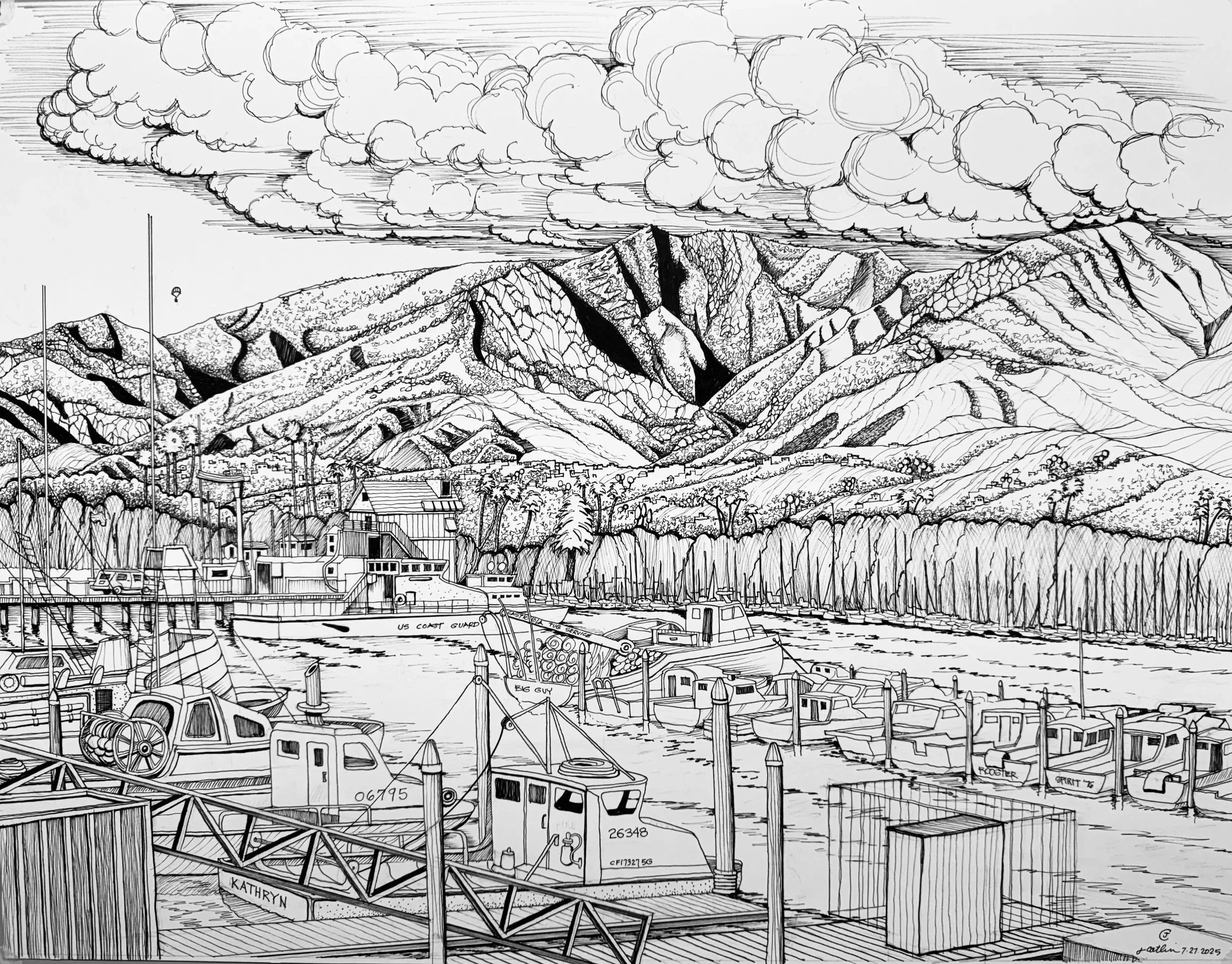 Santa Barbara Harbor, SB, CA