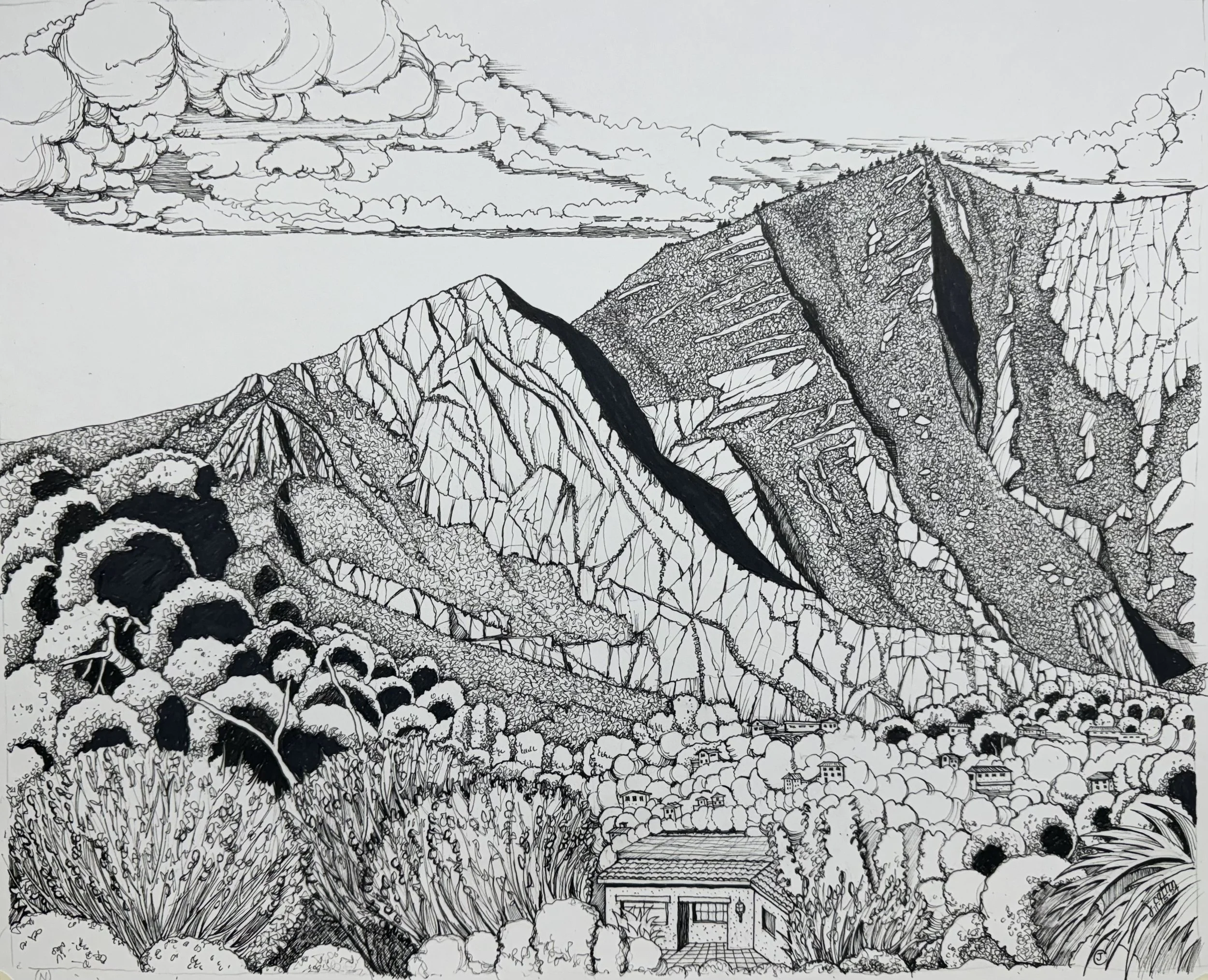 La Cumbre Peak, Santa Ynez Mts., Santa Barbara, 2024