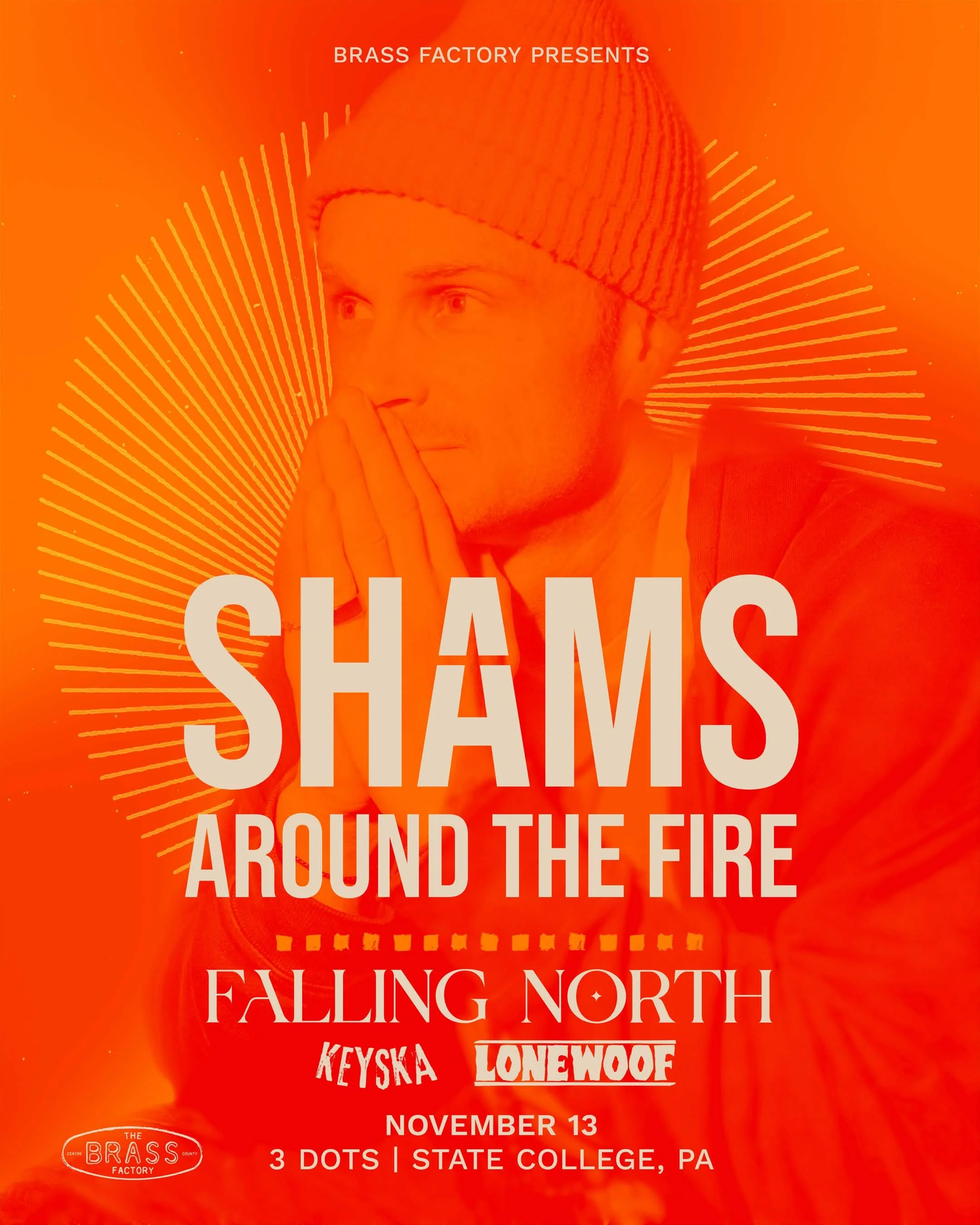 Around the fire: shams w/falling north, lonewoof, keyska