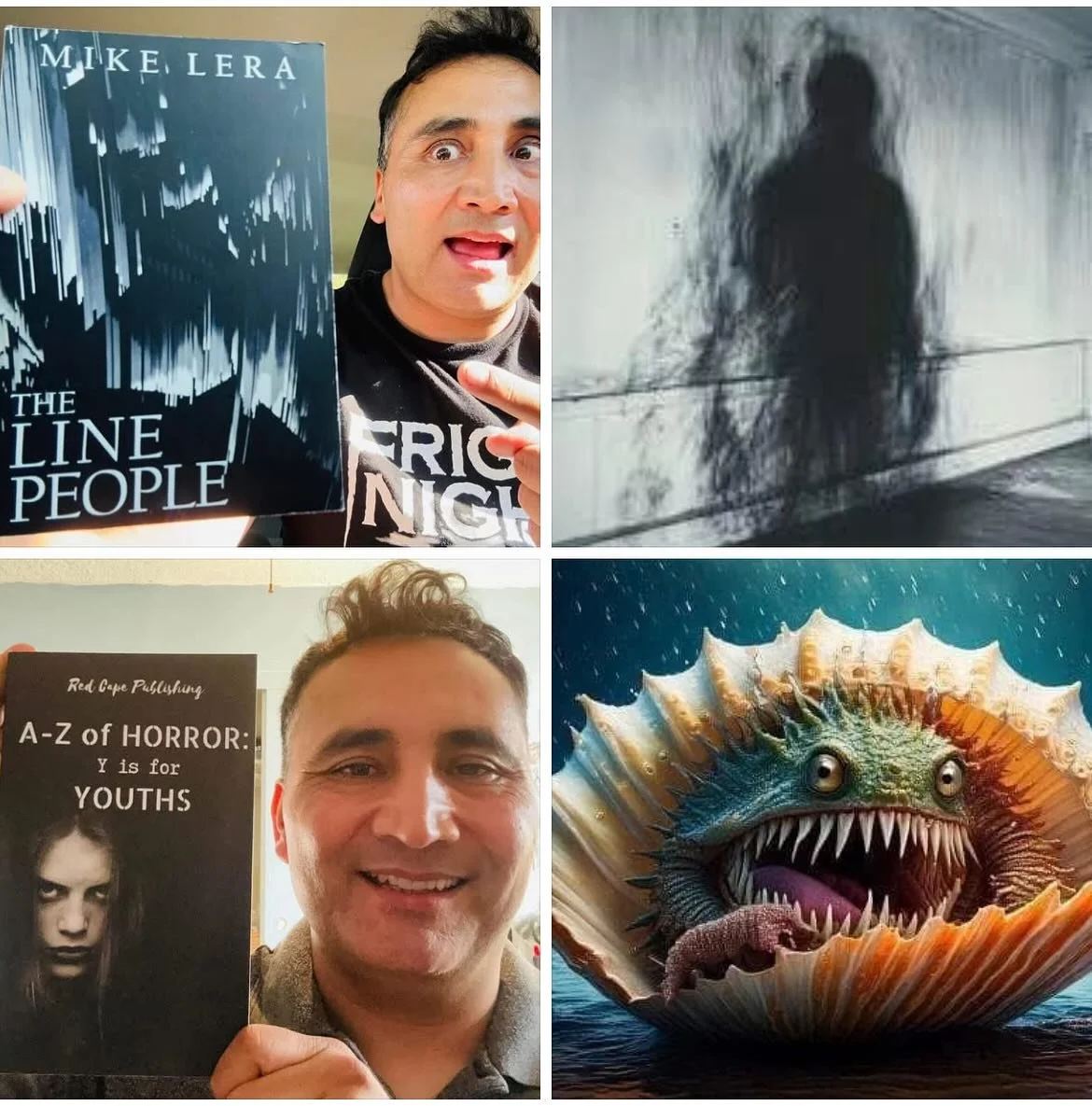 MIKE LERA&rsquo;S new novel &ldquo;THE LINE PEOPLE&rdquo; &amp; novelette &ldquo;THE SHELL&rdquo;
(👈slide left👈) Stuff your treat bags 🎃 early w/ a couple of spine tingling 😱 tales by author MIKE LERA - &ldquo;THE LINE PEOPLE&rdquo; &amp; &ldquo;