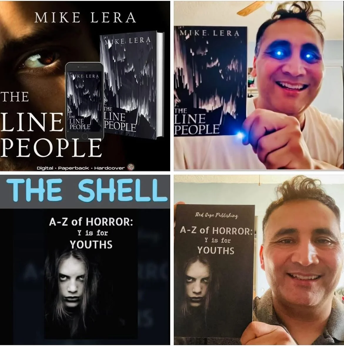 MIKE LERA&rsquo;S new novel &ldquo;THE LINE PEOPLE&rdquo; and novelette &ldquo;THE SHELL&rdquo;
Hungry for some holiday terror this Thanksgiving week? Stuff your turkey w/ Mike Lera&rsquo;s supernatural horror/thrillers &ldquo;THE LINE PEOPLE&rdquo; 