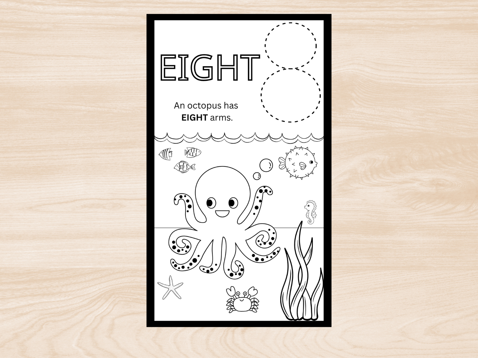 Intro to Numbers: Toddler Coloring Pages — Two Tots and a Mouse