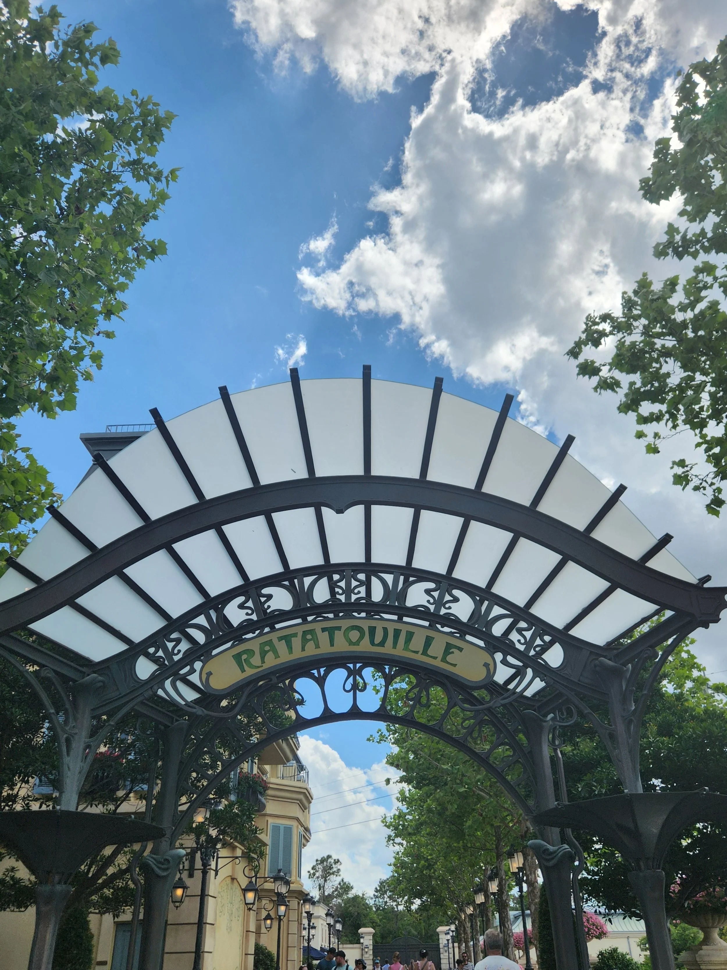 Ratatouille Sign in EPCOT's France Pavillion