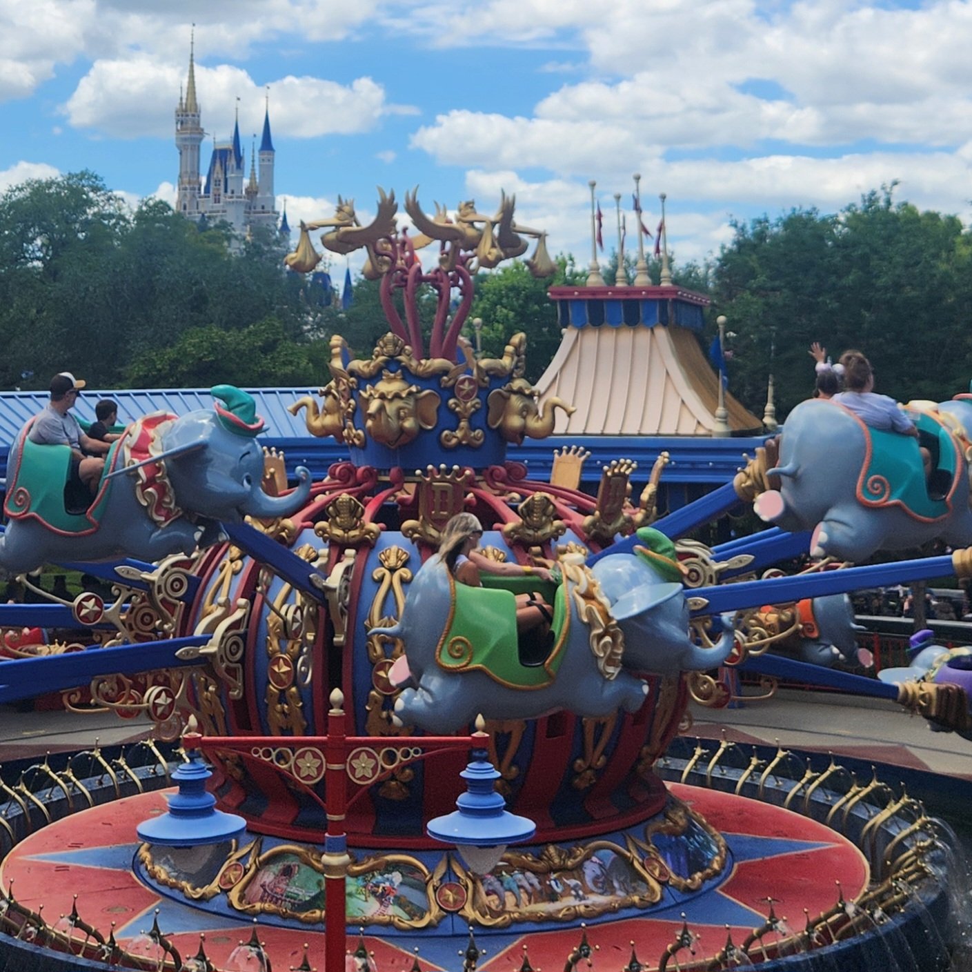Dumbo the Flying Elephant Ride at Magic Kingdom With Young Kids