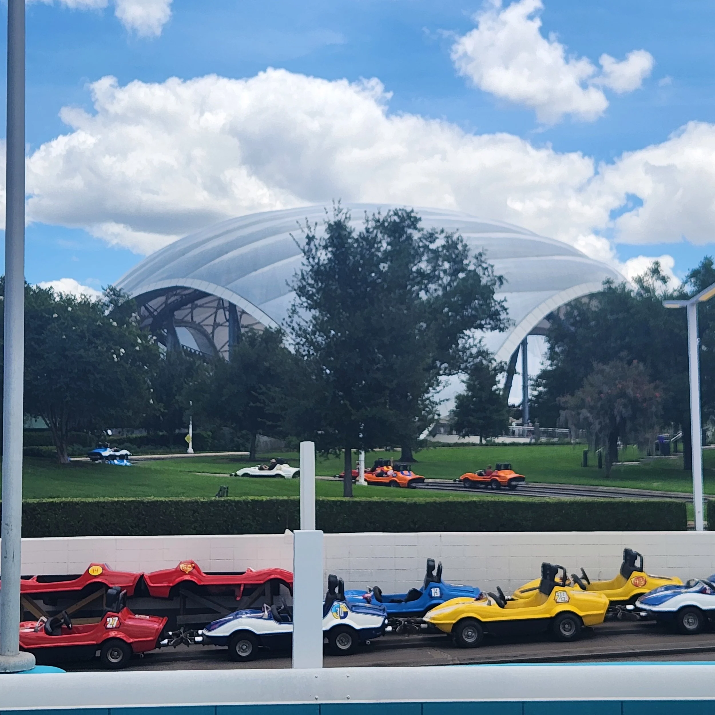 Tomorrowland Speedway at Magic Kingdom With Toddlers and Young Kids