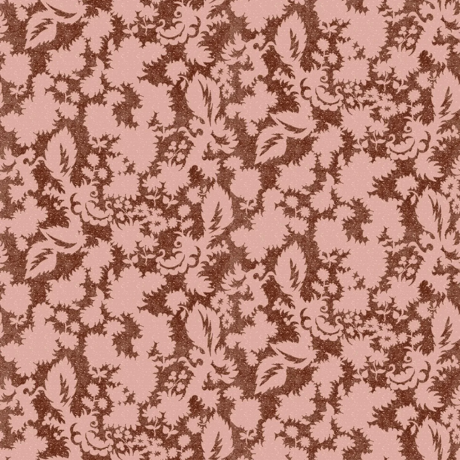 IFORD FLORAL IN SIENNA PINK WALLPAPER