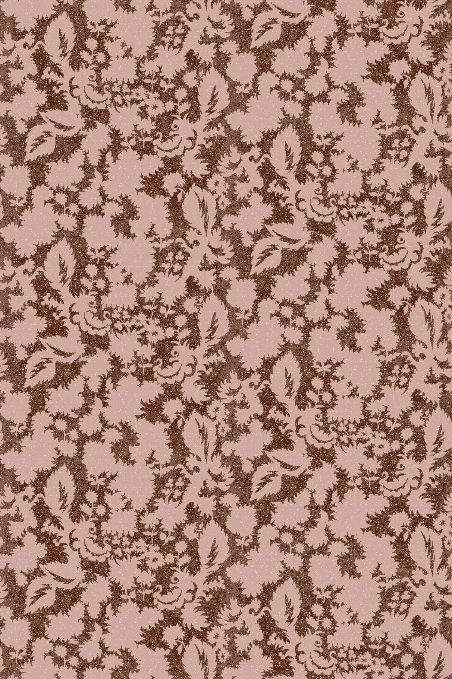 NEW IFORD FLORAL IN SIENNA PINK WALLPAPER
